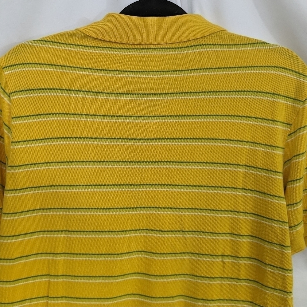 Lacoste Pique Knit Strip Polo Sz EU 4/ US S - Picture 7 of 12